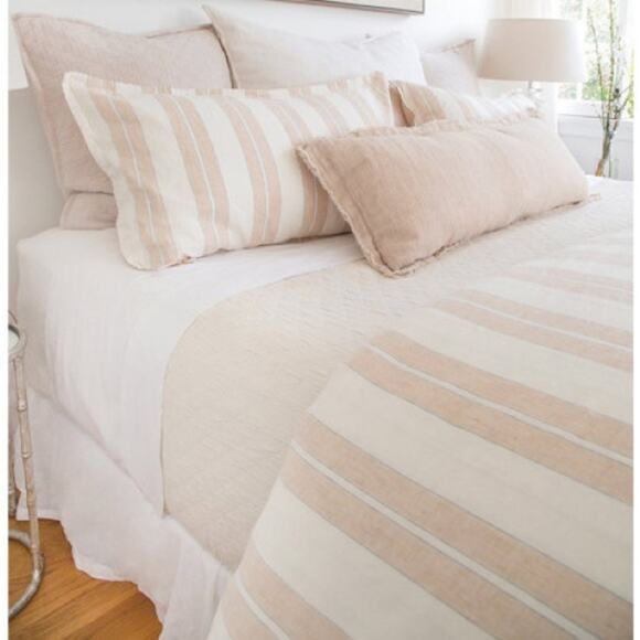 Pom Pom at Home Striped Linen Blend Duvet Cover King Carter - Picture 3 of 7